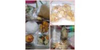 Menyediakan:

Emping mlinjo kemasan 1500-5000
Aneka snack bok seharga 5000-10000
Aneka nasi bok seharga 1000-25000